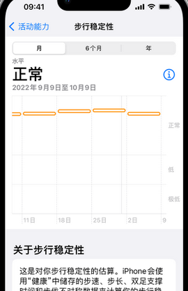 怀来iPhone手机维修如何在iPhone开启'步行稳定性通知'