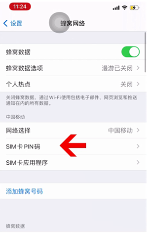 怀来苹果14维修网分享如何给iPhone14的SIM卡设置密码 