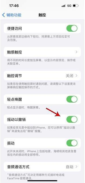 怀来苹果手机维修分享iPhone手机如何设置摇一摇删除文字 